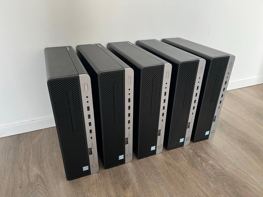 HP EliteDesk 800 G3 SFF Desktop, 256 GB, 8 GB, Ophalen of Verzenden, Zo goed als nieuw