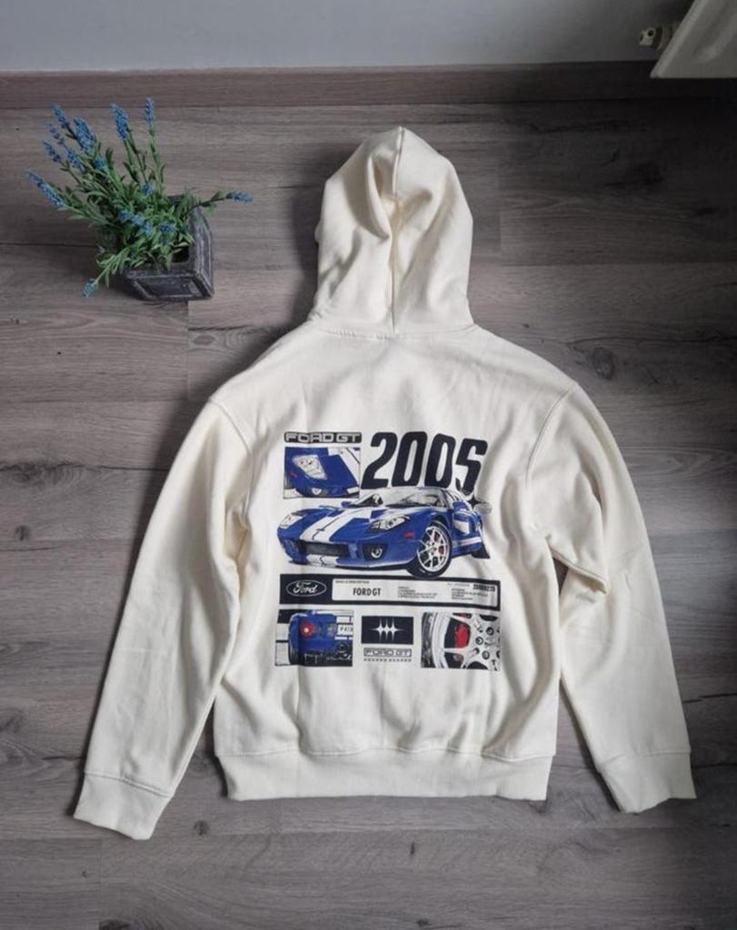 H&M Ford hoodie XS, Kleding | Heren, Truien en Vesten, Beige, Nieuw, Ophalen of Verzenden, H&M