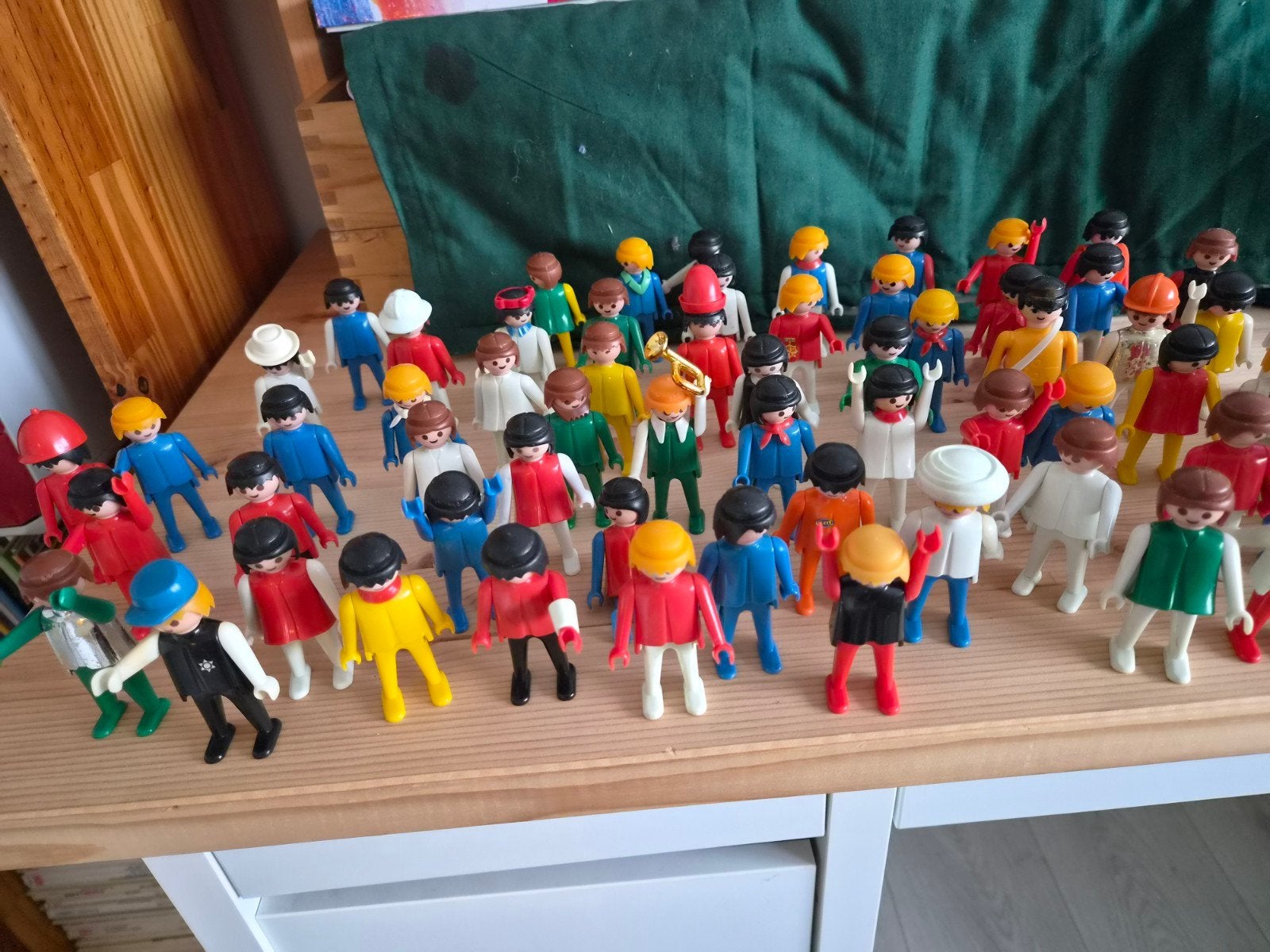 Grote verzameling 72 stuks klickie Playmobil poppetjes, Ophalen of Verzenden, Gebruikt, Jongen of Meisje