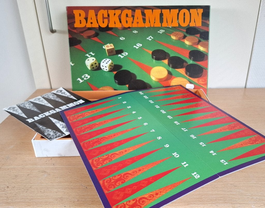 spel Backgammon (z.g.a.n.), Een of twee spelers, Ophalen of Verzenden, Zo goed als nieuw
