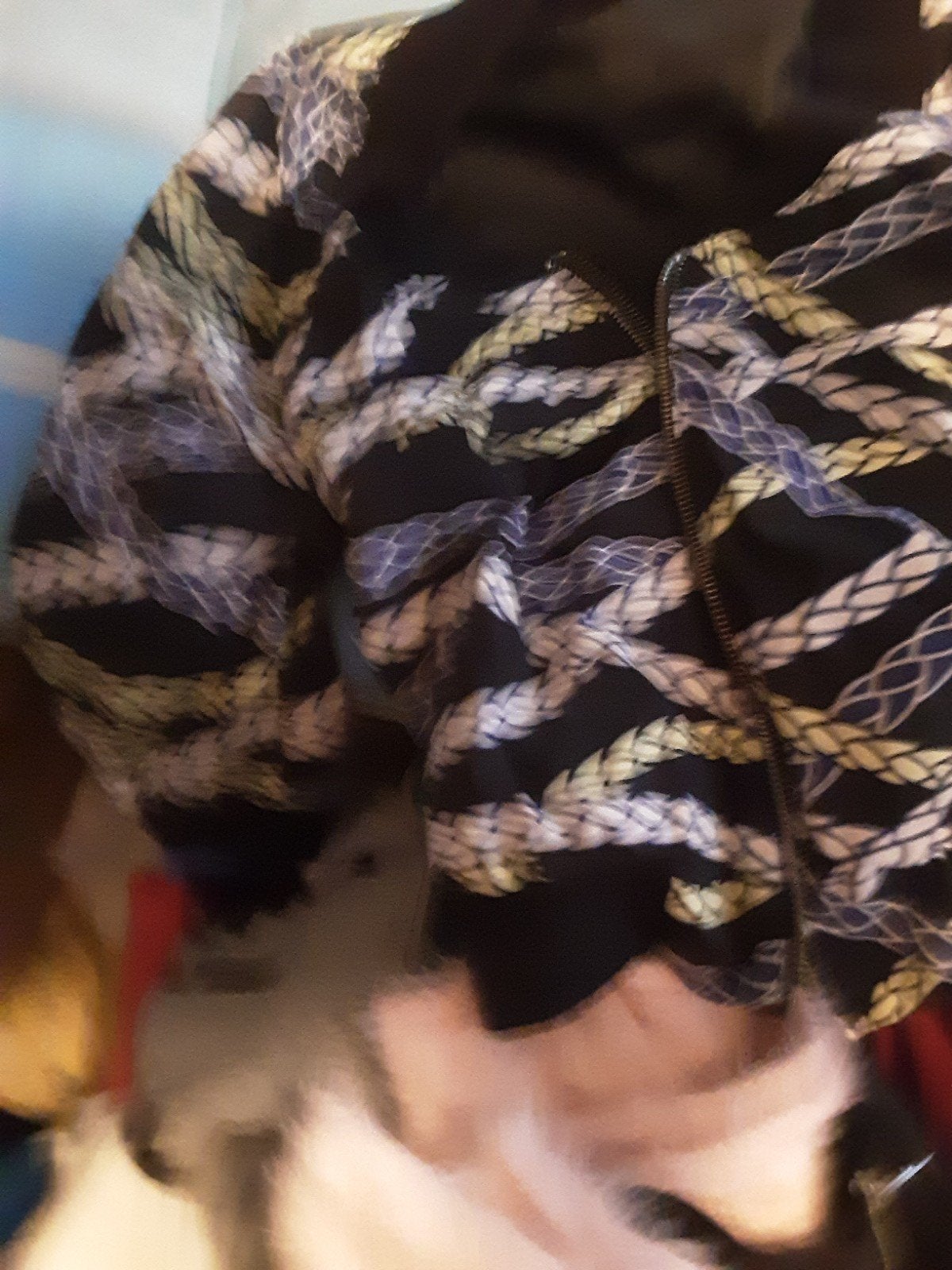 Zwart geel jasje, Ophalen of Verzenden, Zo goed als nieuw, Maat 34 (XS) of kleiner, Zwart