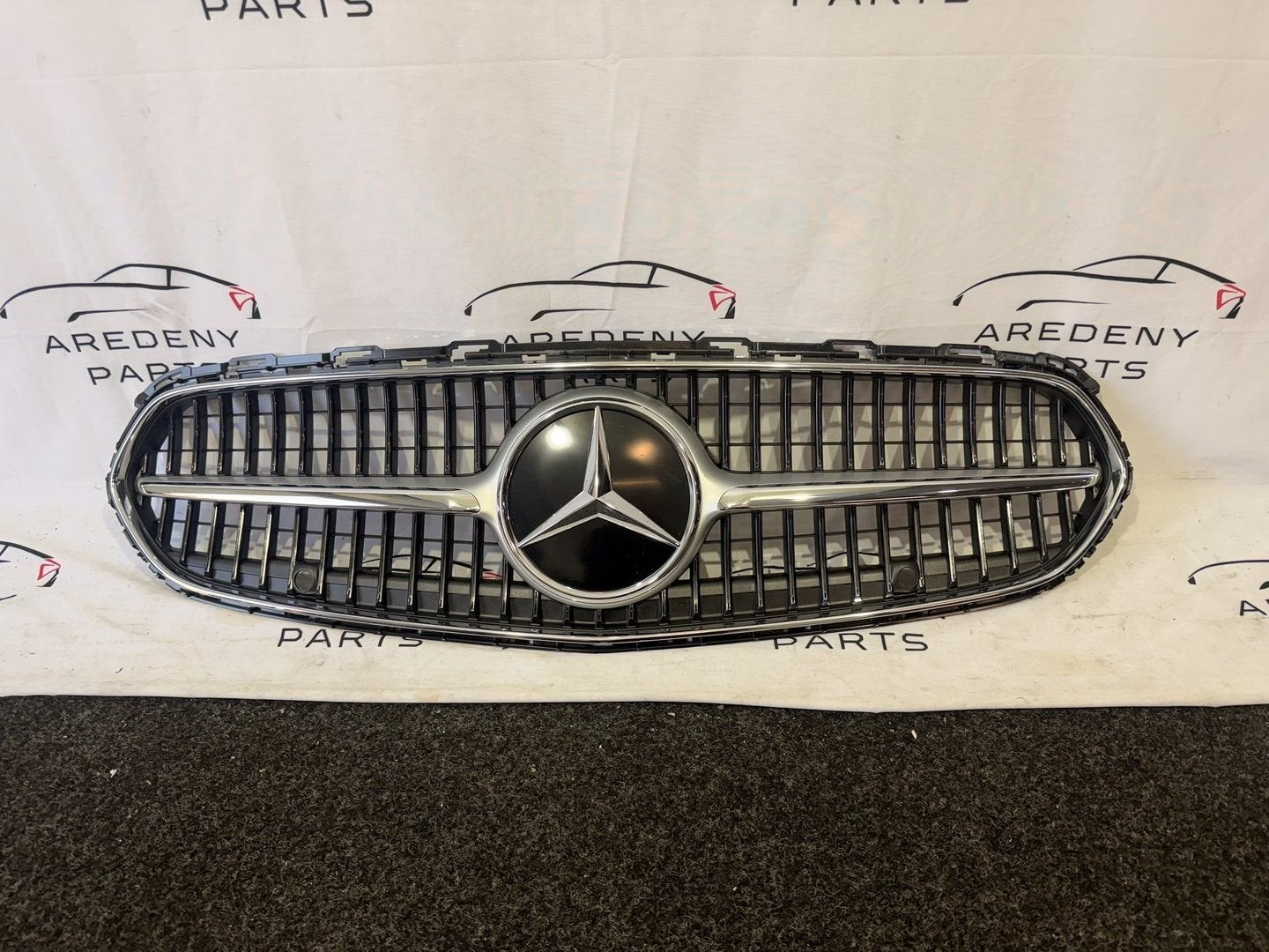Mercedes C Klasse W206 Grille Grill PDC Chrome A2068883800, Gebruikt, -, Ophalen of Verzenden, -