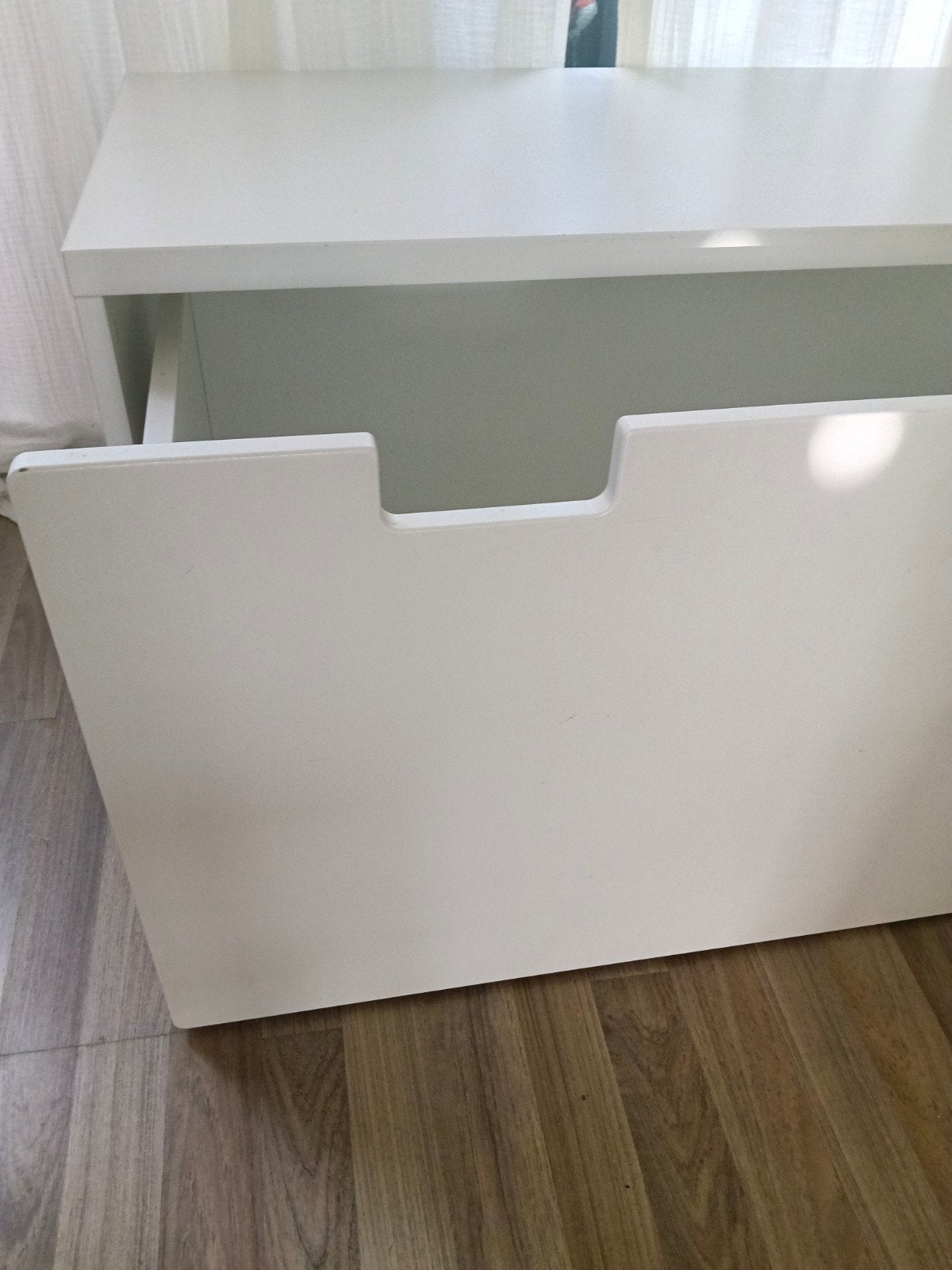 IKEA SMÅSTAD Speelgoedkist met bank, wit, Ophalen, Gebruikt, Jongen of Meisje