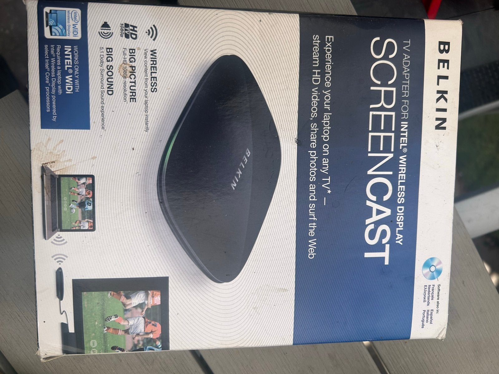 Belkin ScreenCast TV Adapter nieuw, Ophalen of Verzenden, Nieuw