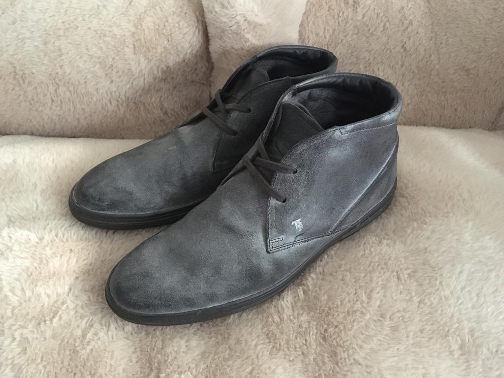 Tod’s Boots Gray, UK 7 EU 40.5, Overige kleuren, TOD’S, Boots, Ophalen of Verzenden