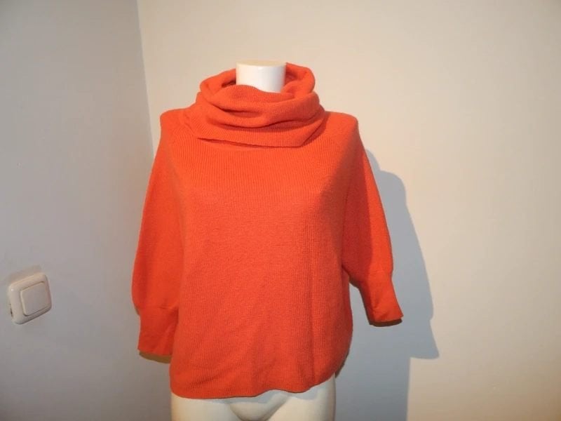 Karen Millen gebreide zachte trui grote kol baggy look M