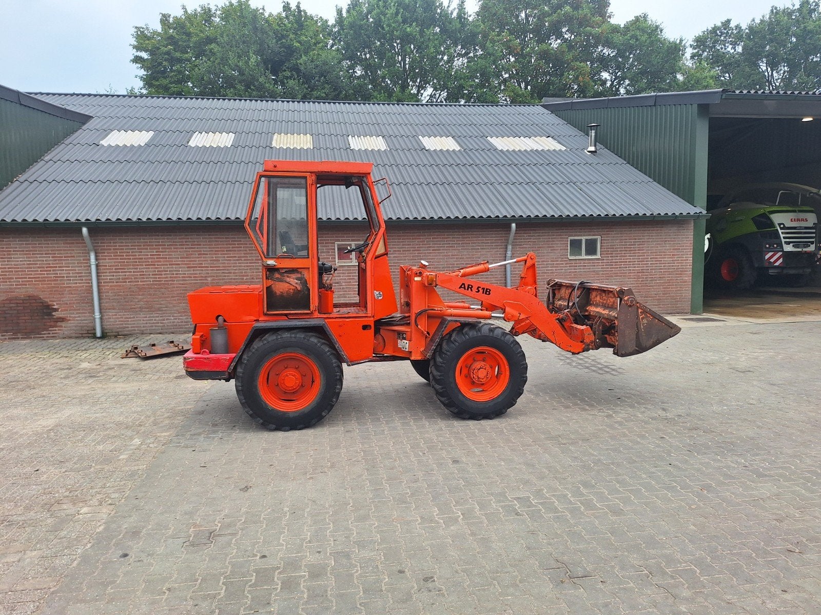 Atlas AR 51 B, Ophalen, Wiellader of Shovel
