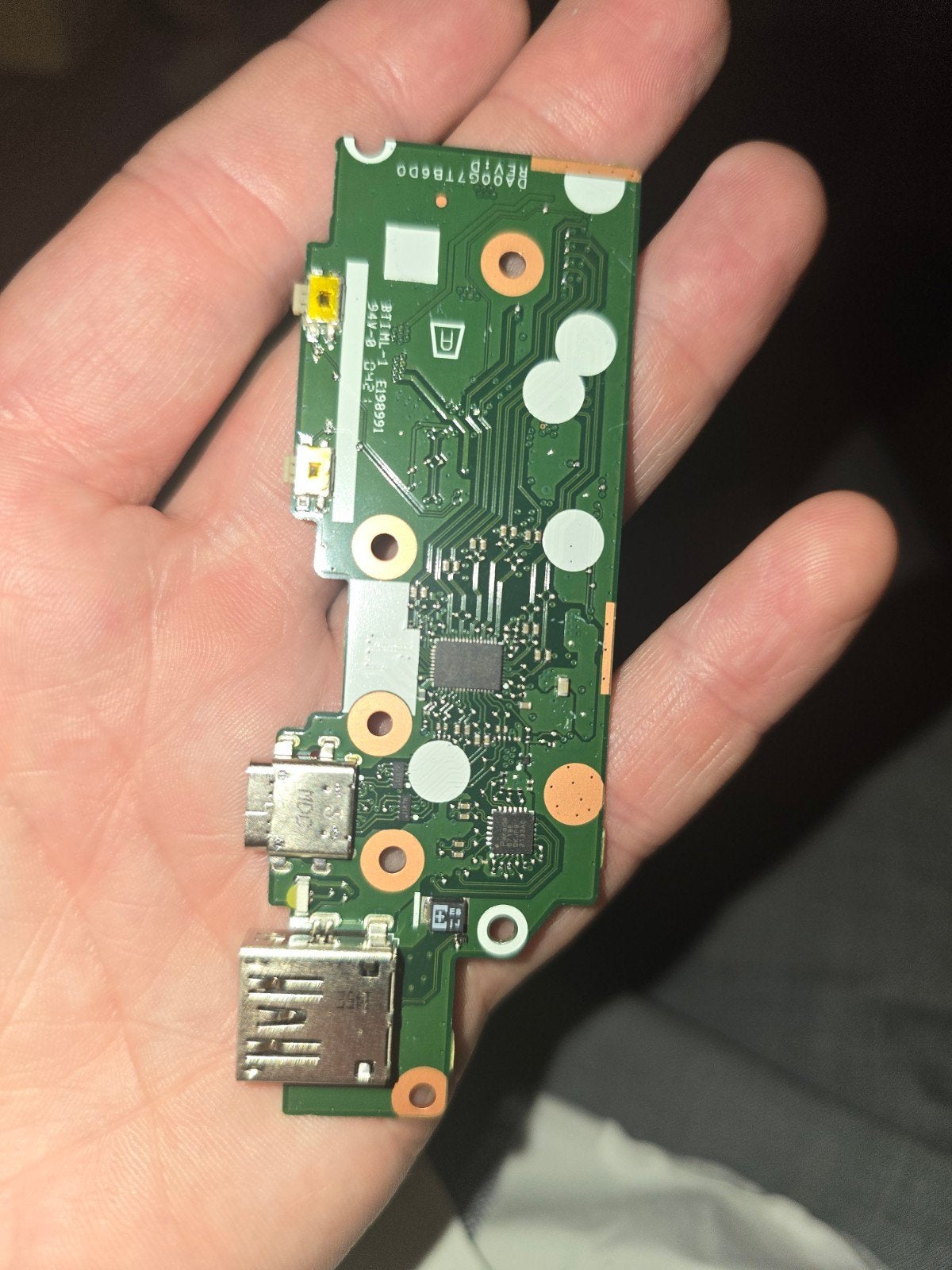 USB-poort printplaat voor laptop, Ophalen of Verzenden, Gebruikt