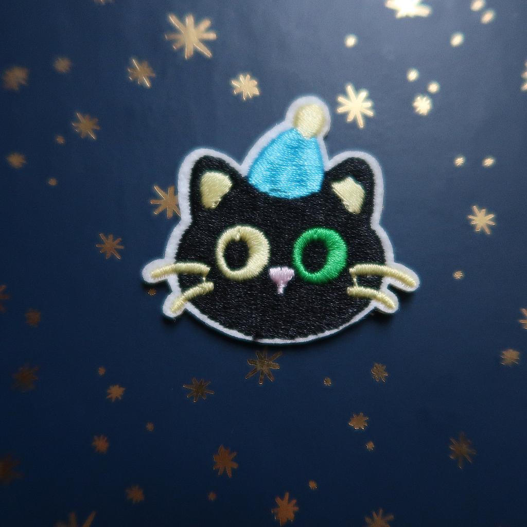 Kat opstrijkplaatje Patch Badge Applique, Verzenden, Nieuw, Overige applicaties