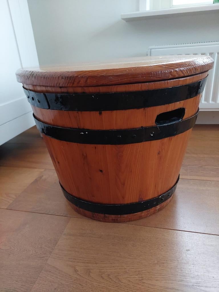 Houten ton, Ophalen