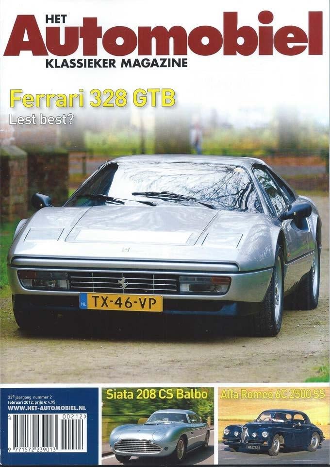 Automobiel 2 2012 : Ferrari 328 GTB - Alfa Romeo 6C - Siata, Ophalen of Verzenden, Gelezen, Algemeen