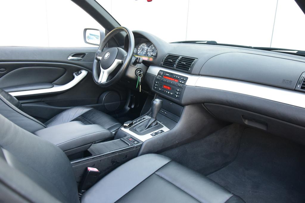 BMW 3 Serie Cabrio 318Ci Executive Automaat Leer Titansilver, Auto's, BMW, Automaat, Achterwielaandrijving, Cabriolet, 4 stoelen