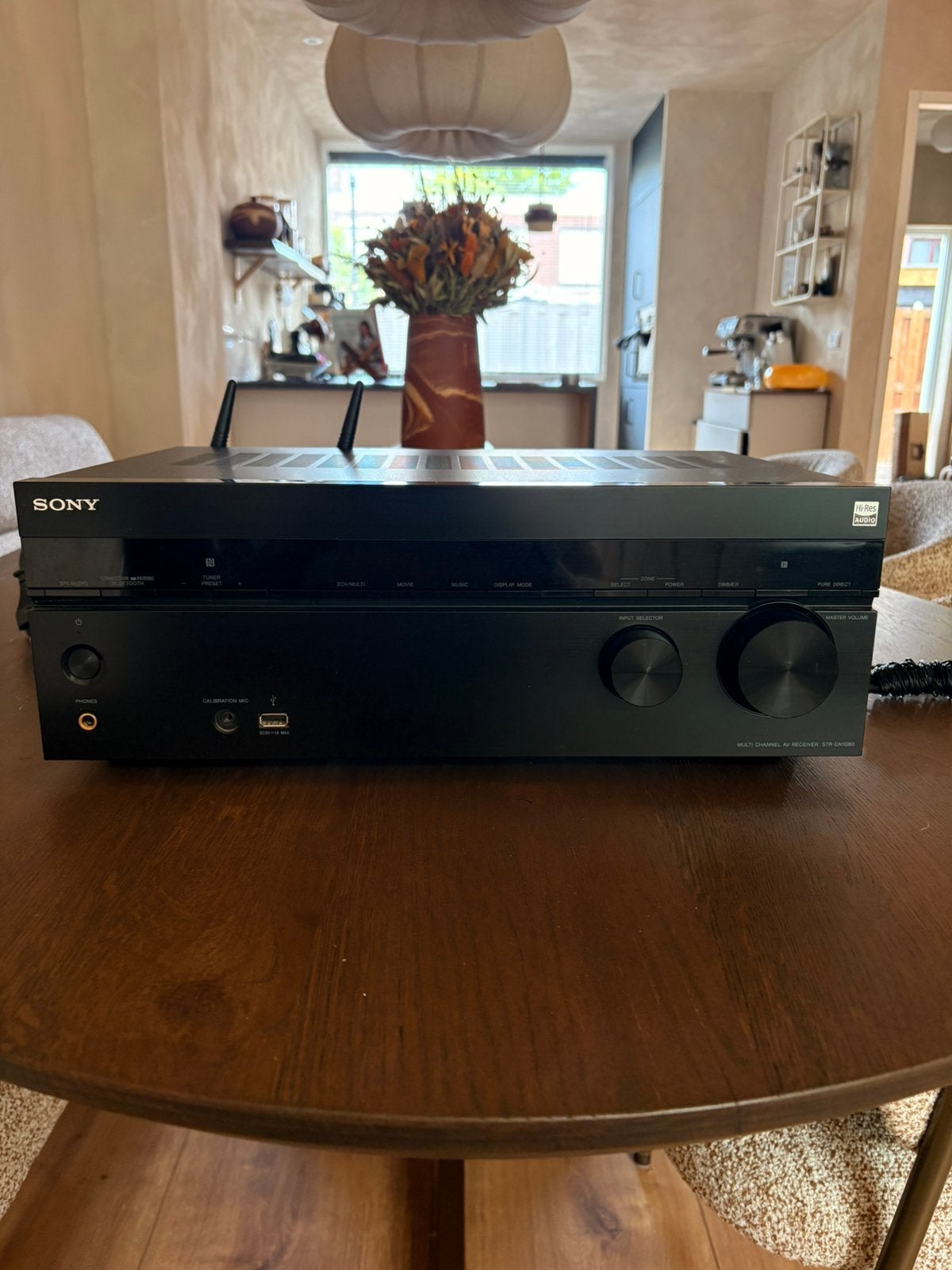 Sony STR-DN1080 AV Receiver, 70 watt of meer, Zo goed als nieuw, Overige spelers, Ophalen