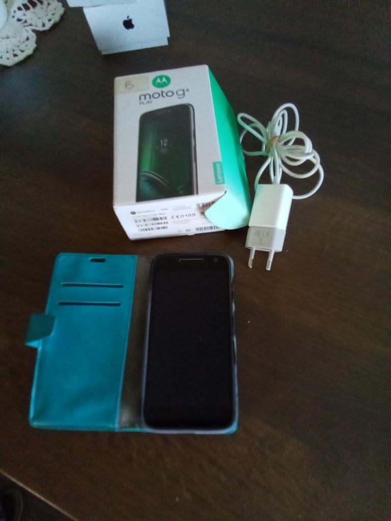 Moto G4 met hoesje - Goed onderhouden!, Gebruikt, Overige modellen, Ophalen of Verzenden, Zonder simlock