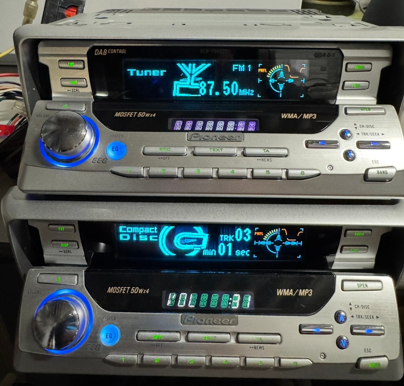 Pioneer Carrozzeria Autoradio met afstandsbedieningen, Ophalen of Verzenden, Zo goed als nieuw