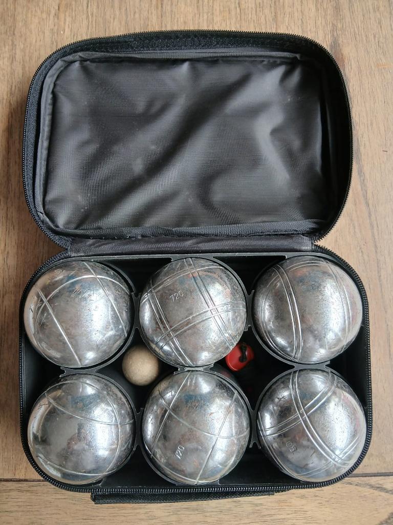 jeu de boules set compleet 6 ballen, Sport en Fitness, Ophalen of Verzenden, Bal
