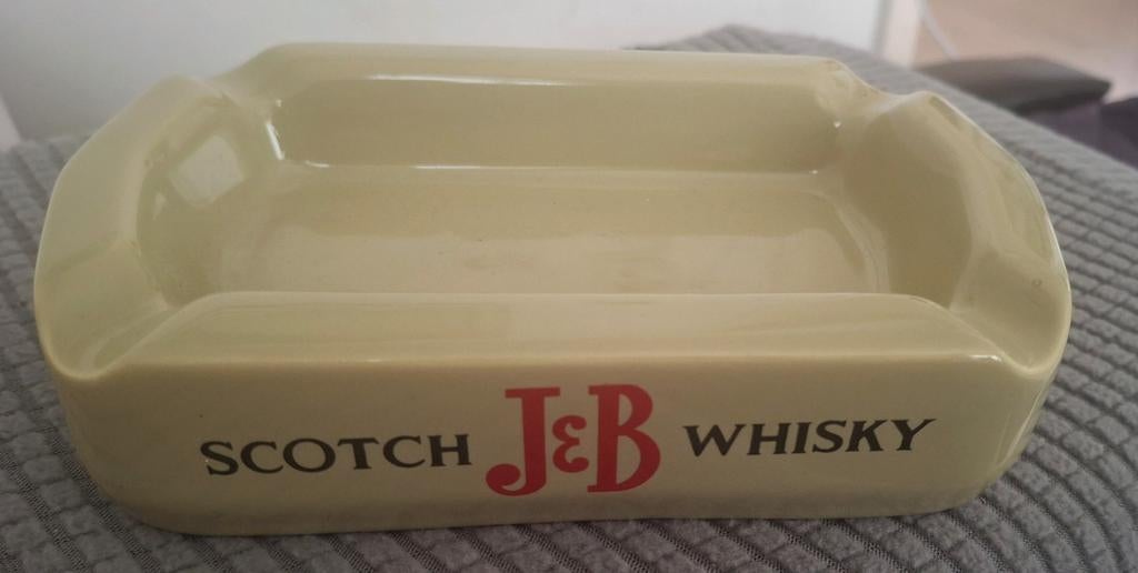 Vintage J&B Scotch Whisky Asbak - Collectors Item, Verzamelen, Merken en Reclamevoorwerpen, Gebruikt, Gebruiksvoorwerp, Ophalen of Verzenden