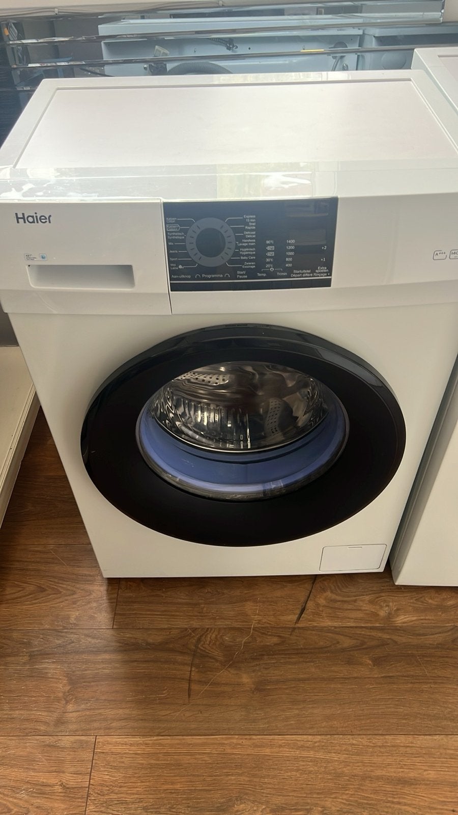 Haier Wasmachine - Nieuwstaat, Energiezuinig, 1200 tot 1600 toeren, 8 tot 10 kg, Ophalen of Verzenden, Zo goed als nieuw
