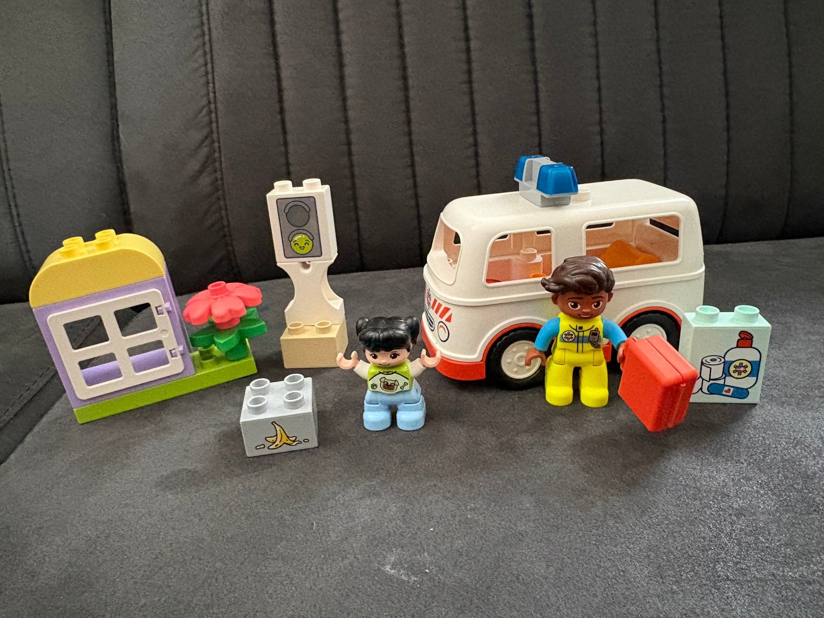 Lego Duplo Ambulance set, Ophalen, Zo goed als nieuw, Duplo