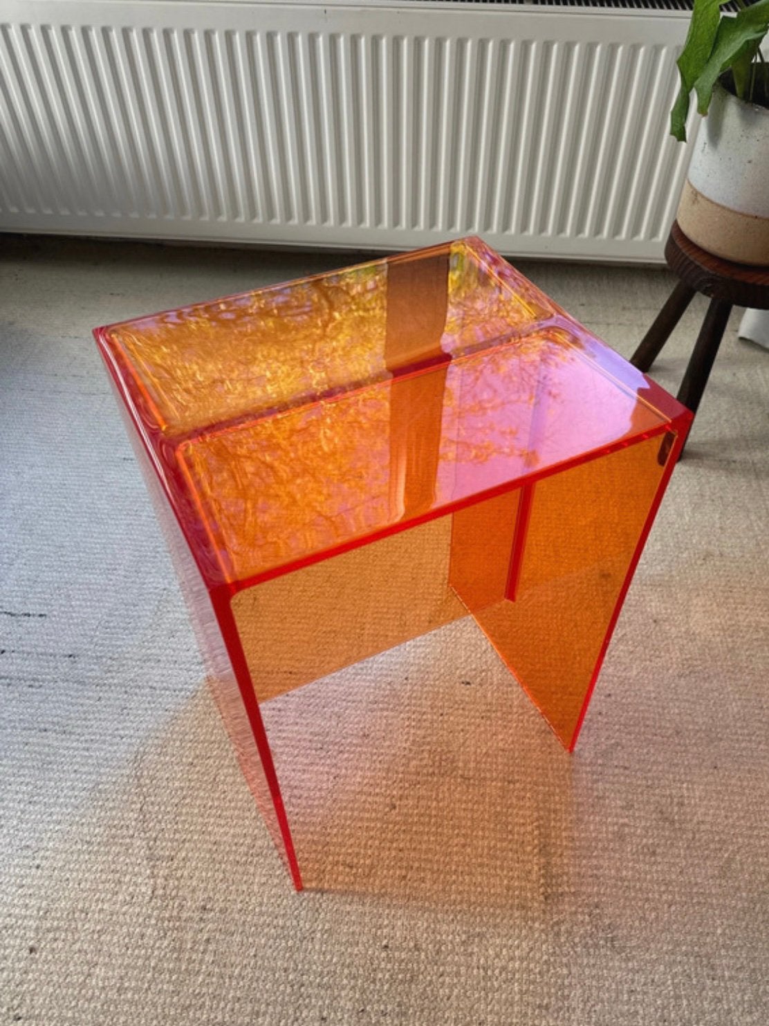 Originele Kartell Max Beam bijzettafel / kruk, Ophalen, Minder dan 45 cm, Zo goed als nieuw, Modern