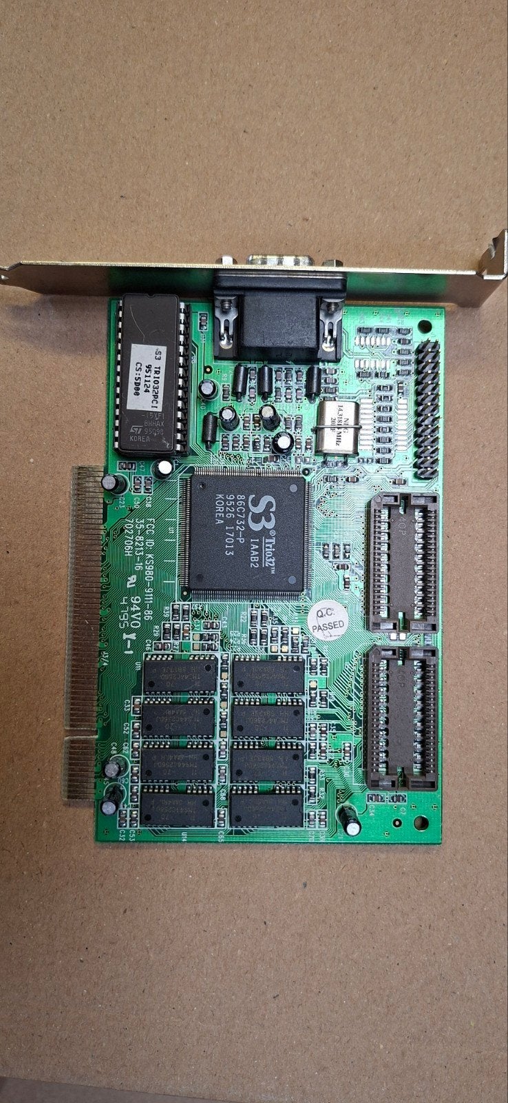 S3 Trio32 PCI Videokaart 1MB - Vintage Grafische Kaart, Computers en Software, Videokaarten, Gebruikt, Overige soorten, VGA, Ophalen of Verzenden