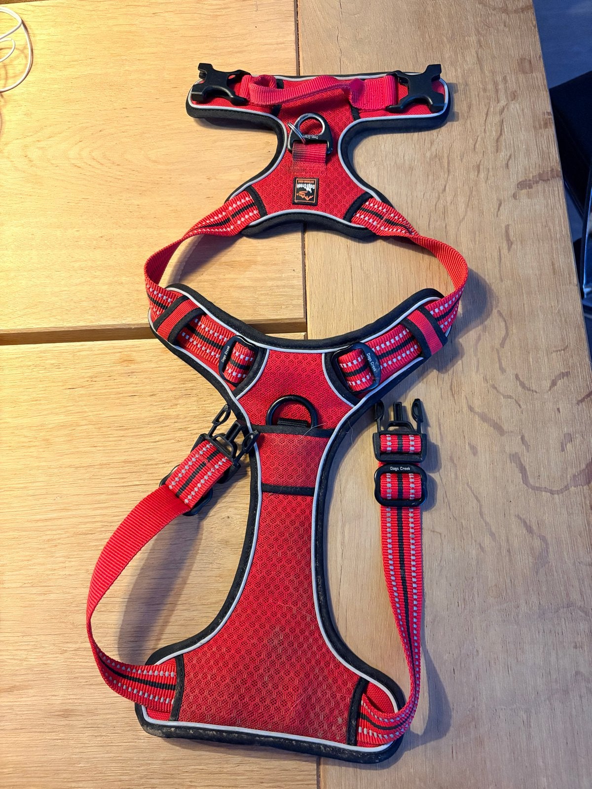 Honden Y tuig rood maat M, Overige merken, Ophalen of Verzenden, Zo goed als nieuw, Halsband