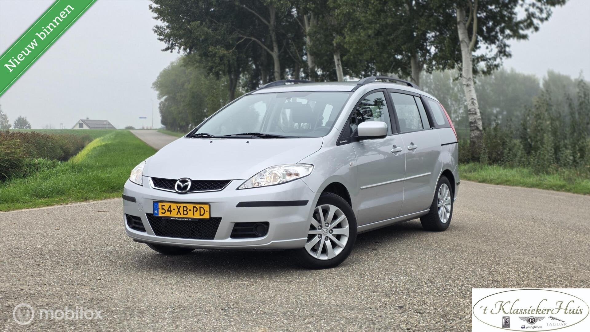 Mazda 5 1.8 Executive 7 persoons lage kilometerstand!, Auto's, Gebruikt, 1370 kg, 4 cilinders, Origineel Nederlands