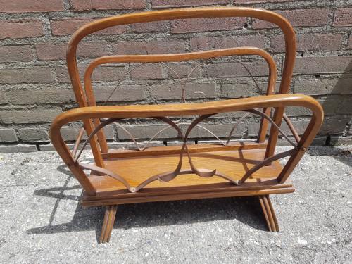-	Lektuurbak /krantenbak vintage jaren 50, Ophalen of Verzenden, 'T Olde Gre-j, Info@toldegrej.nl, Endepoelstraat 20f Didam