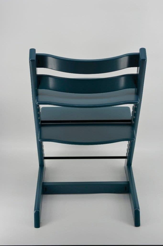 Stokke Tripp Trapp Fjord Blue – Refurbished Tripp Trapp, Ophalen of Verzenden, Gebruikt, Meegroeistoel, Aanschuifbaar