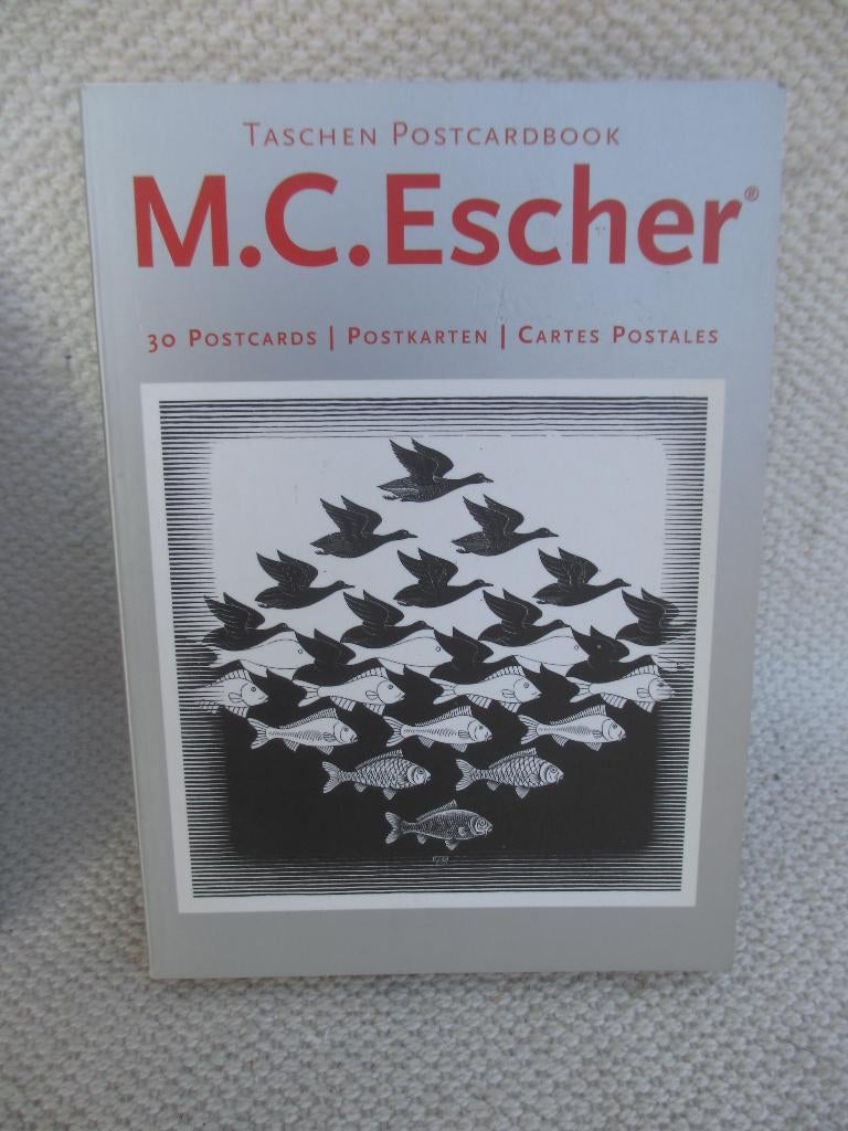 TWEE STUKS M.C. Escher briefkaartenboekjes, Ophalen of Verzenden, 1960 tot 1980, Ongelopen, Overige thema's
