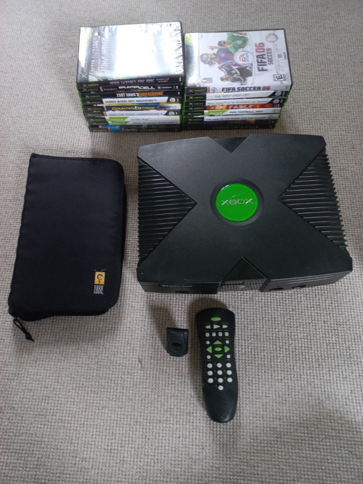 werkende xbox original met veel spellen, Spelcomputers en Games, Ophalen of Verzenden, Gebruikt, Zonder controller