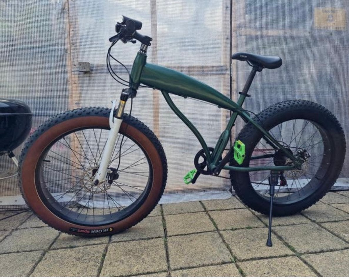 Fatbike/moutainbike met dikke banden, Ophalen, Zo goed als nieuw, Staal