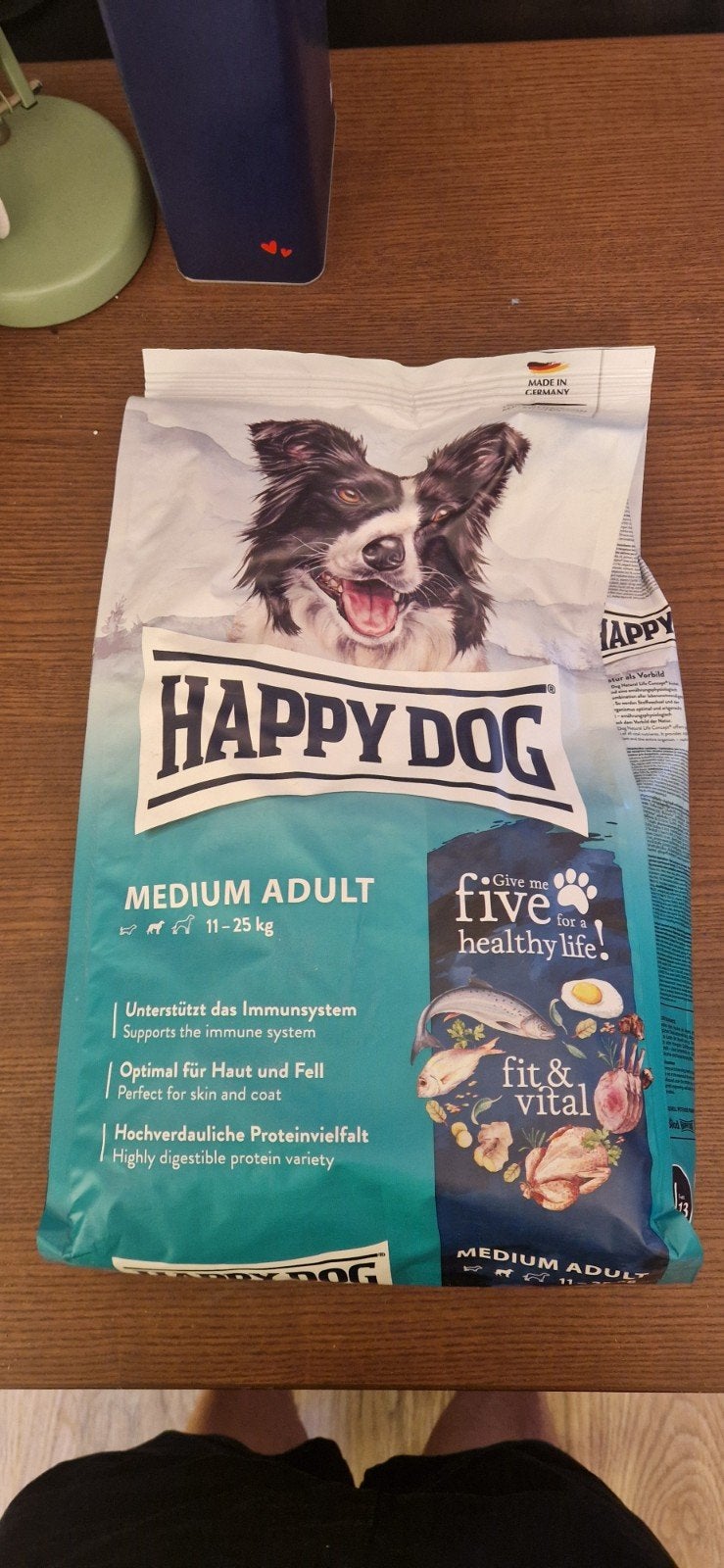 happy dog fit en vital adult Medium 4kg Nieuw, Ophalen of Verzenden, Hond