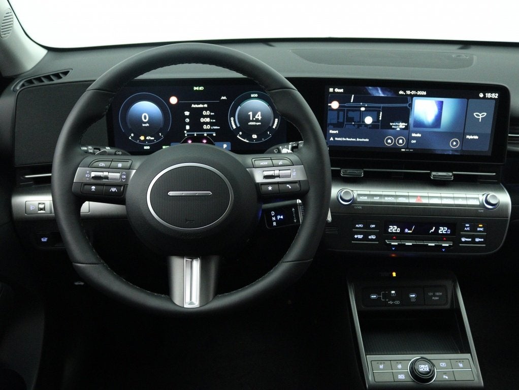 Hyundai KONA 1.6 GDI HEV Comfort Smart | Navigatie | Apple c, Auto's, 12 maanden, Stof, Gebruikt, Euro 6