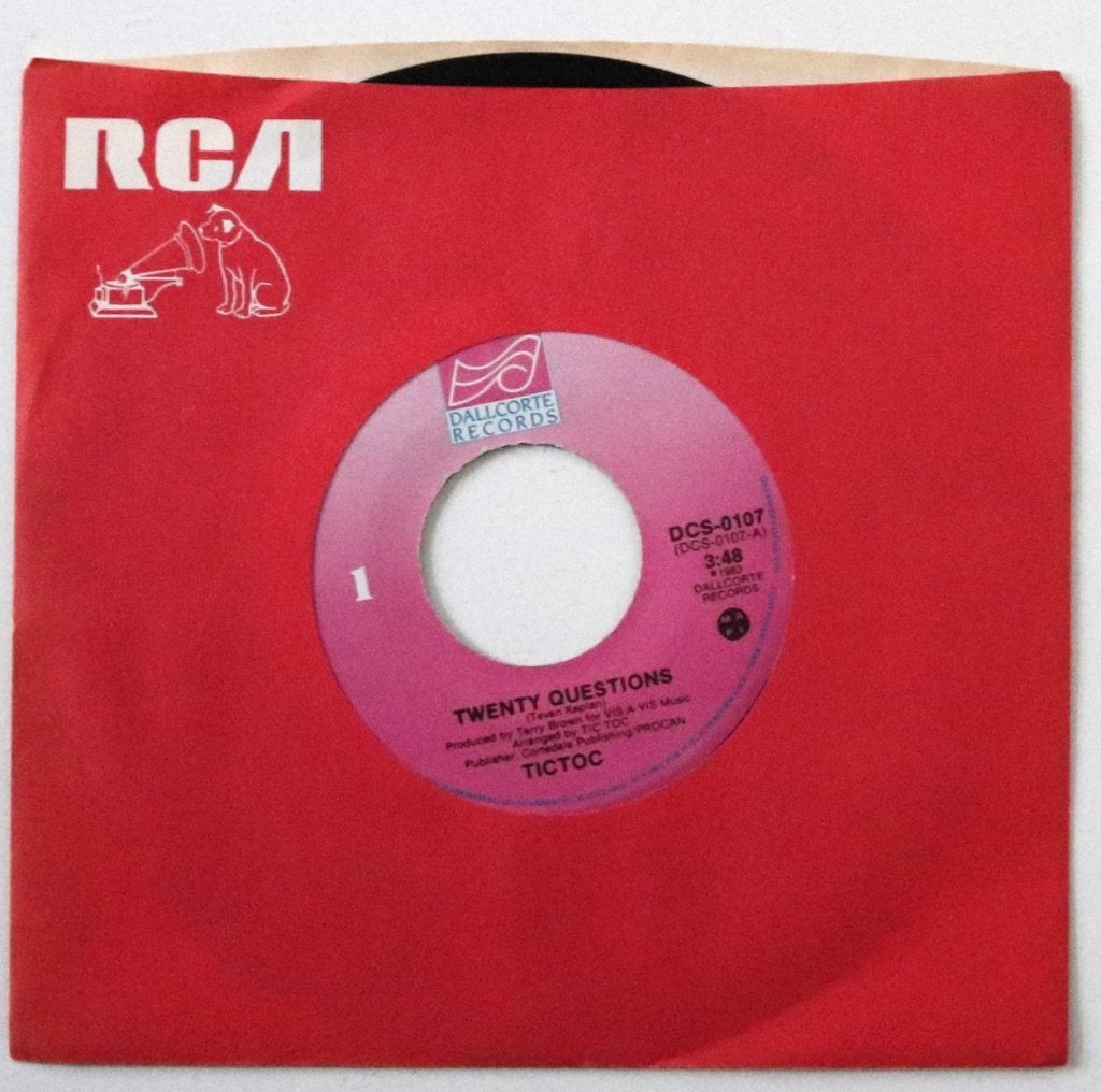 TicToc - Twenty Questions - 7 inch single – 1983, Ophalen, Gebruikt, 7 inch, Pop