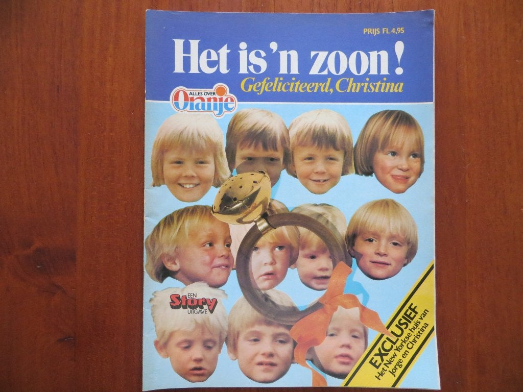 Alles over Oranje: special over Christina en Jorge (1977), Verzamelen, Ophalen of Verzenden, Nieuw, Tijdschrift of Boek