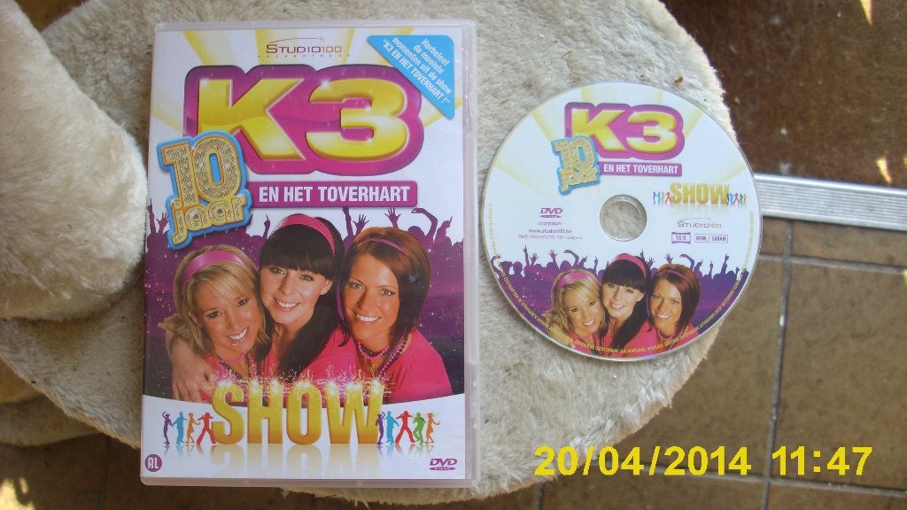 K3 10 Jaar: K3 en het Toverhart DVD, Verzenden, Alle leeftijden, Overige genres, Zo goed als nieuw