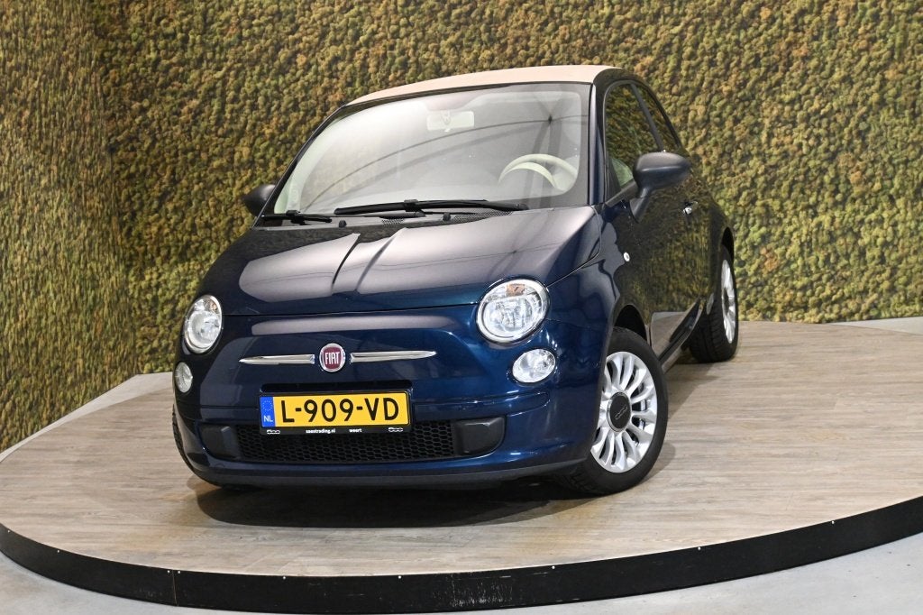 Fiat 500C 1.2 Easy | Cabrio | Airco (bj 2013), Euro 5, Stof, Gebruikt, 4 cilinders