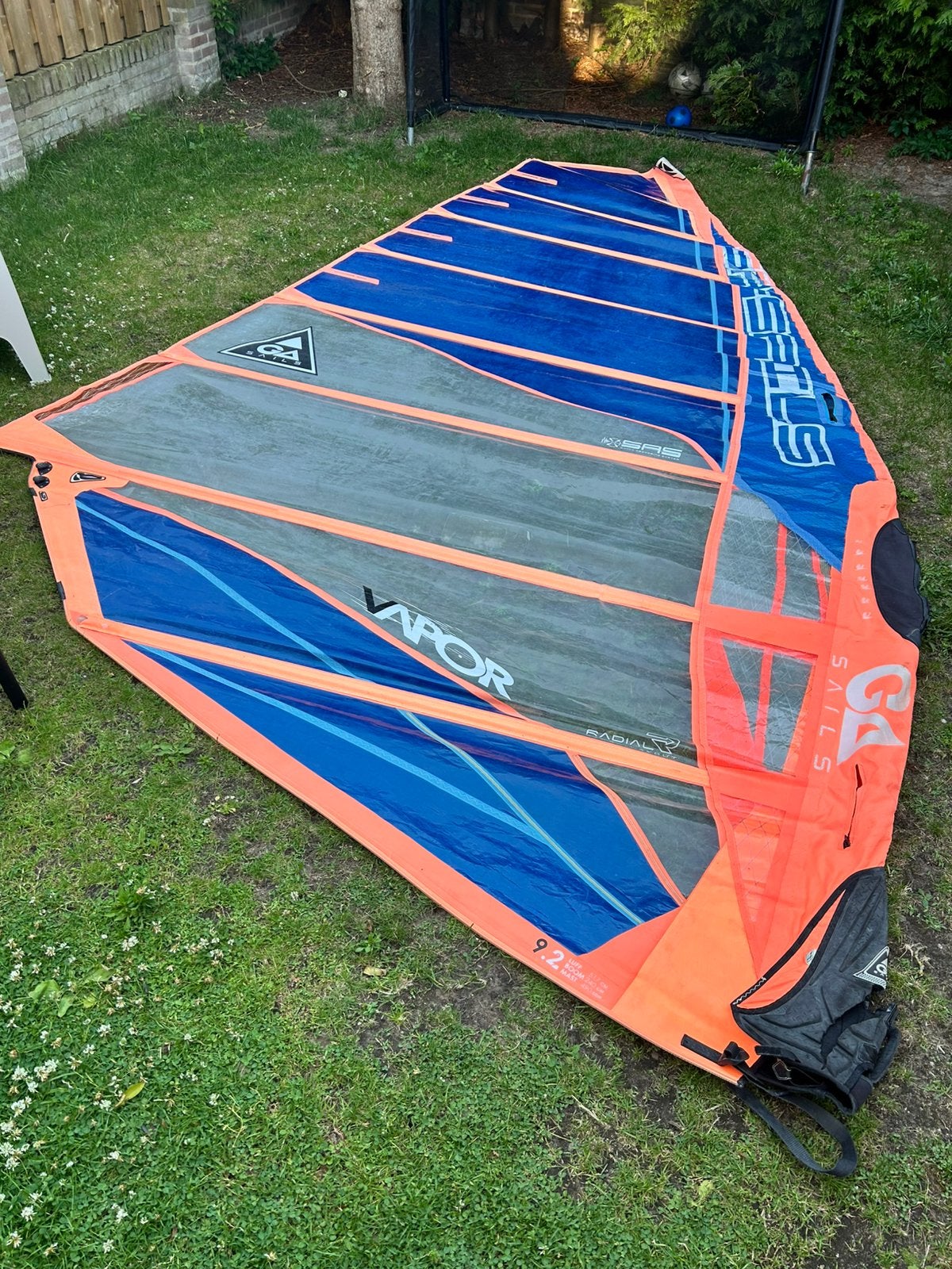 GA Sails Vapor 9.2 incl mast en giek, 8 m² of meer, Zeil, Ophalen, Overige merken