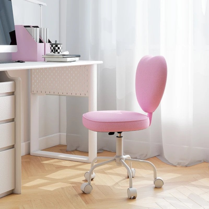 HOMCOM Bureaustoel Computerstoel Roze Meisjes Nieuw, Huis en Inrichting, Bureaustoelen, Ophalen, Nieuw, Roze, Bureaustoel