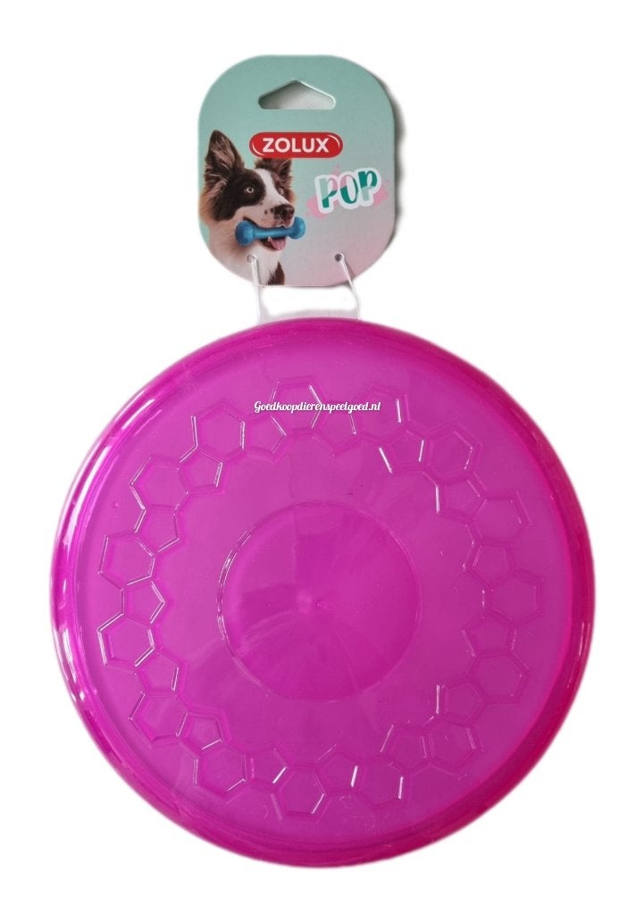 Hondenspeelgoed    " Frisbee POP TPR 23 cm  "  NIEUW!, Dieren en Toebehoren, Zolux, FAQ/Contact - Zolux, Overige merken, Apporteerspeelgoed
