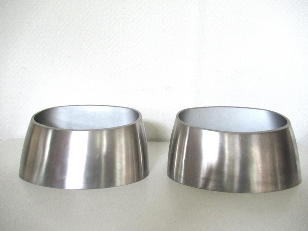 metalarte loop design wandlampen, 2 stuks, Ophalen, Zo goed als nieuw, Metaal