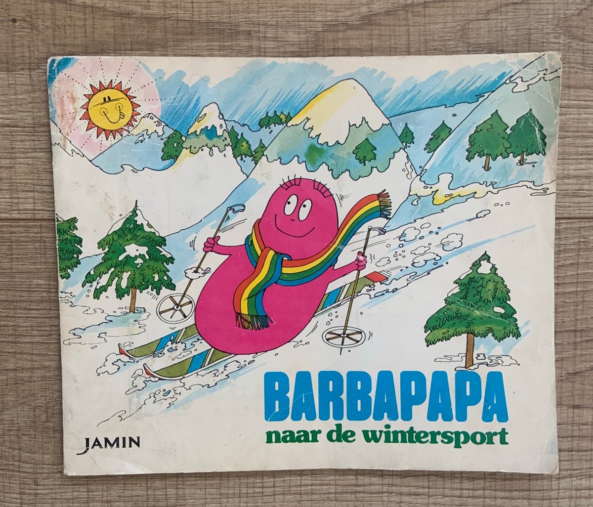 Oud jamin plaatjesalbum barbapappa, Ophalen of Verzenden, Zo goed als nieuw