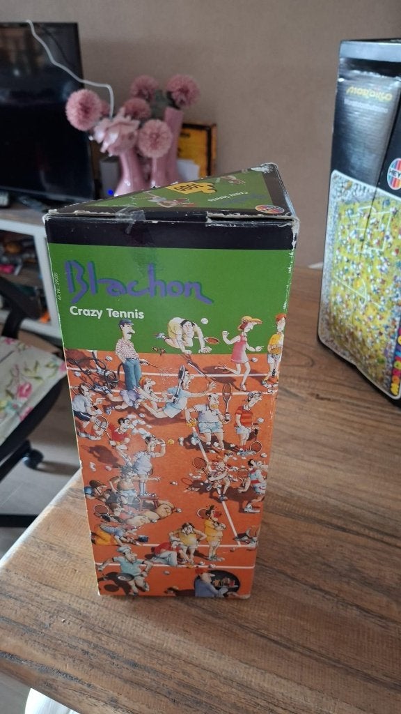 Grazy Tennis puzzel Loup Heye 1000, Ophalen of Verzenden, 500 t/m 1500 stukjes, Gebruikt, Legpuzzel