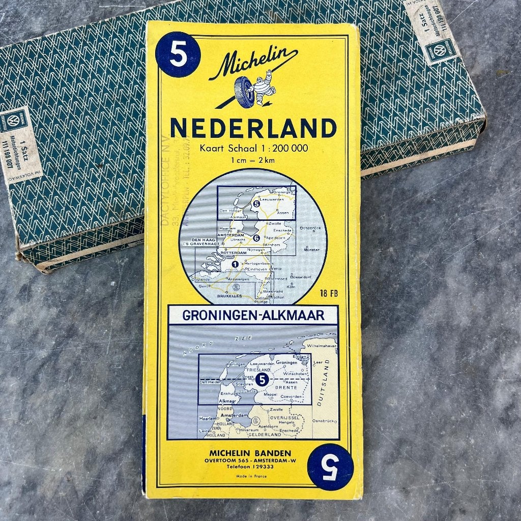VW Classic auto routekaart Michelin 63/64, Ophalen of Verzenden, Gebruikt
