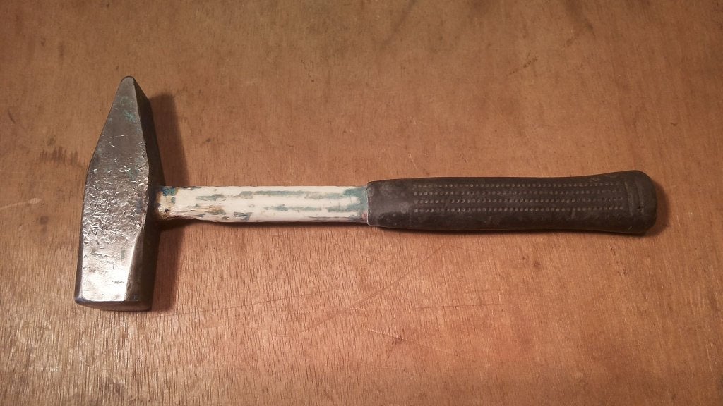 Bankhamer 1000gr glasvezel steel, Doe-het-zelf en Verbouw, Verzenden, Gebruikt