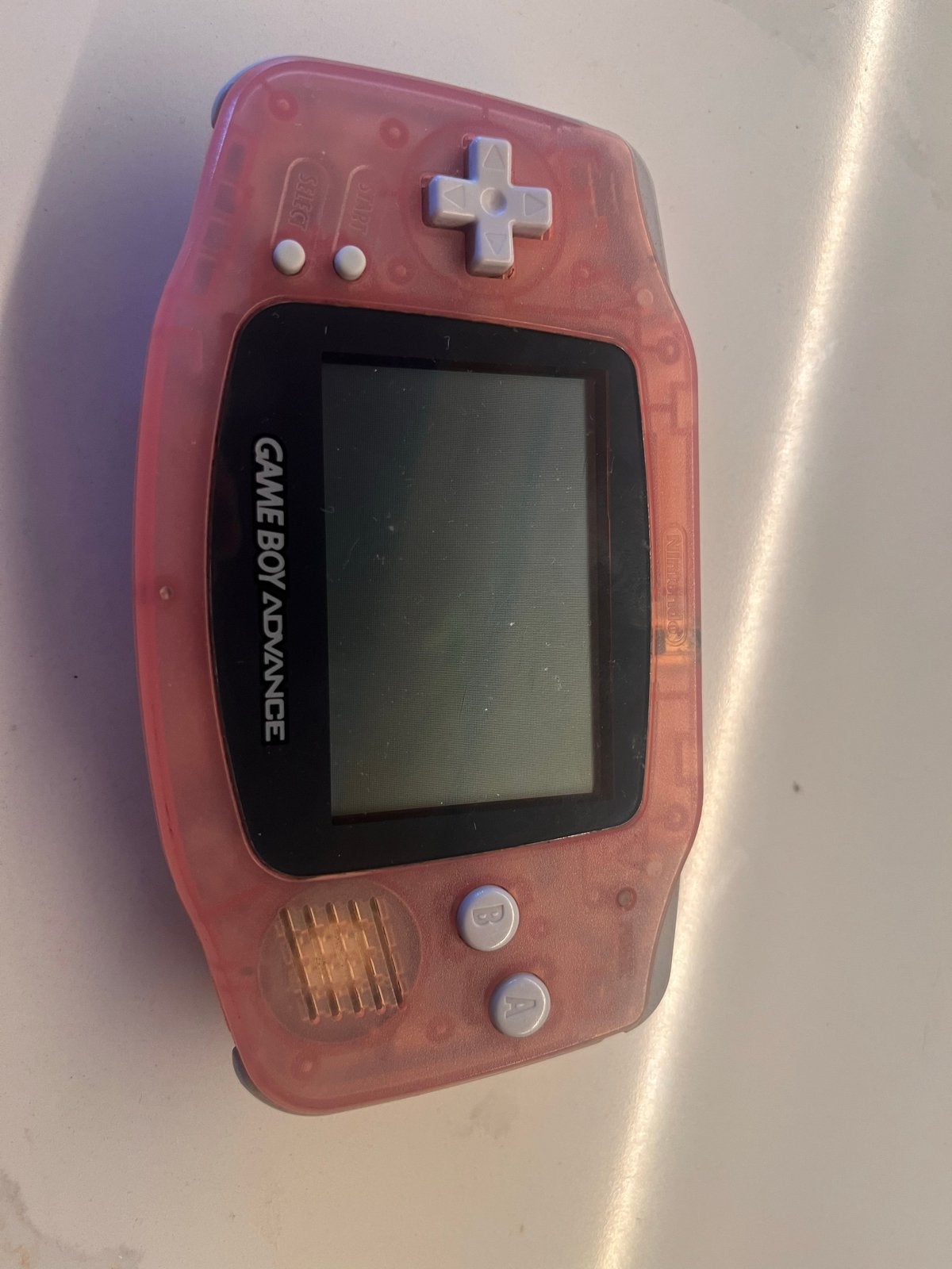 Game Boy Advance (roze) met 369-in-1 game cartridge, Spelcomputers en Games, Ophalen of Verzenden, Gebruikt, Game Boy Advance