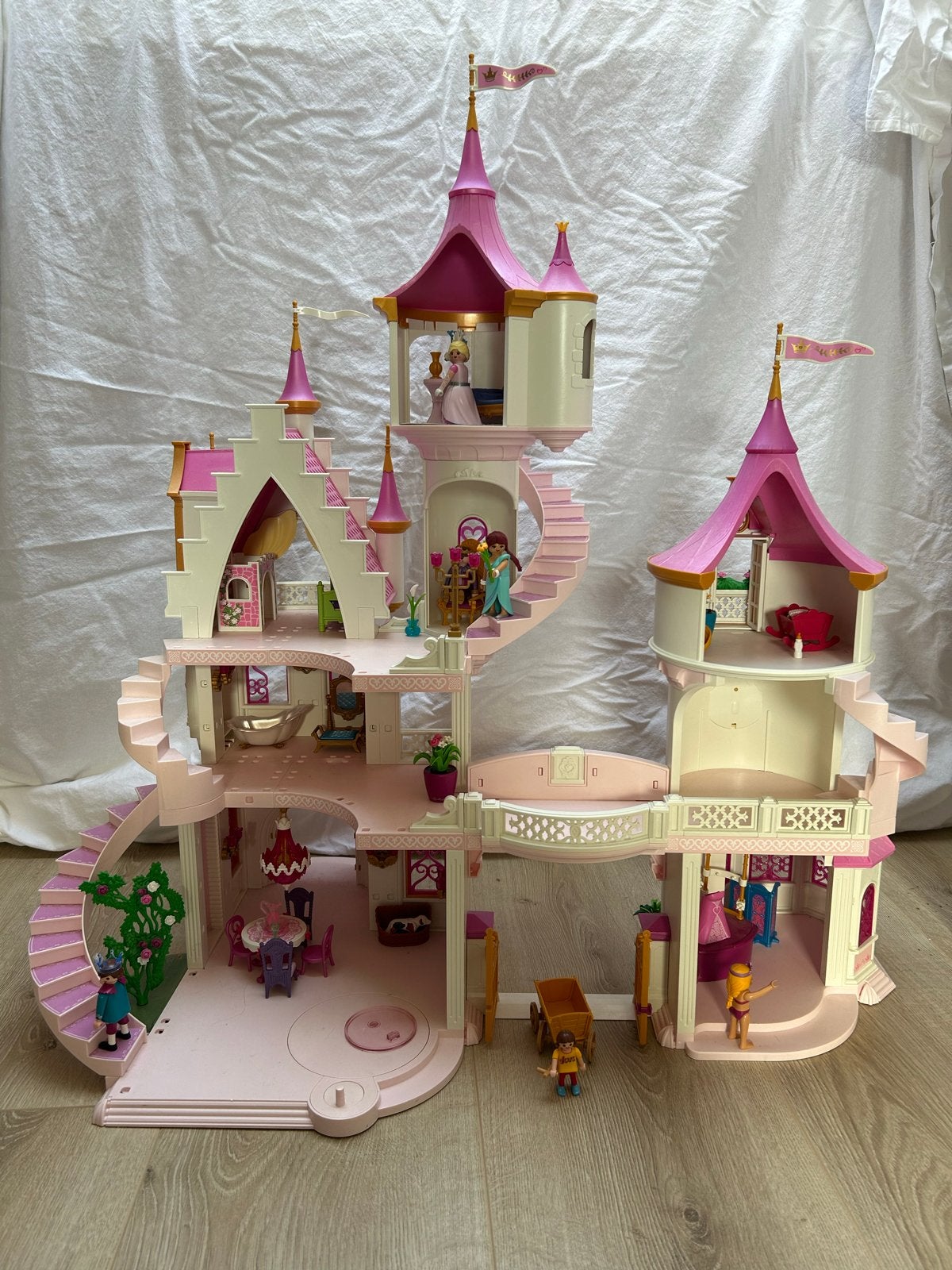 Playmobil Prinsessenkasteel met veel accessoires, Ophalen of Verzenden, Gebruikt, Meisje