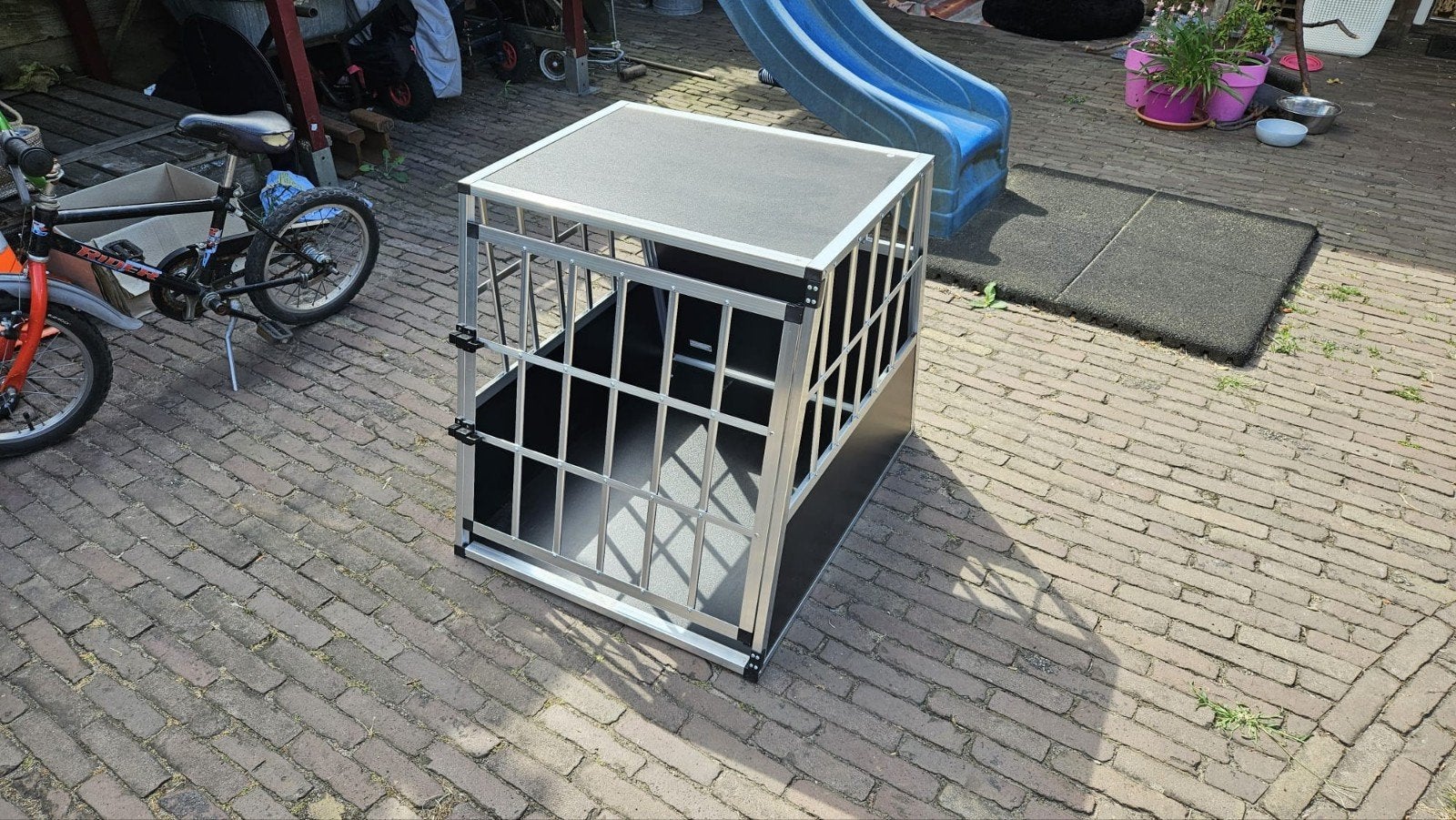 hondenbench voor auto, Dieren en Toebehoren, Ophalen, Gebruikt