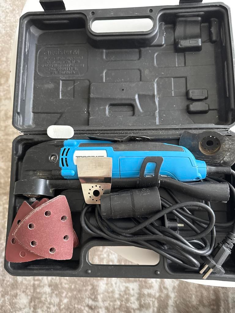 Meister Tools Multitool met accessoires, Ophalen, Gebruikt, Minder dan 600 watt, Overige typen